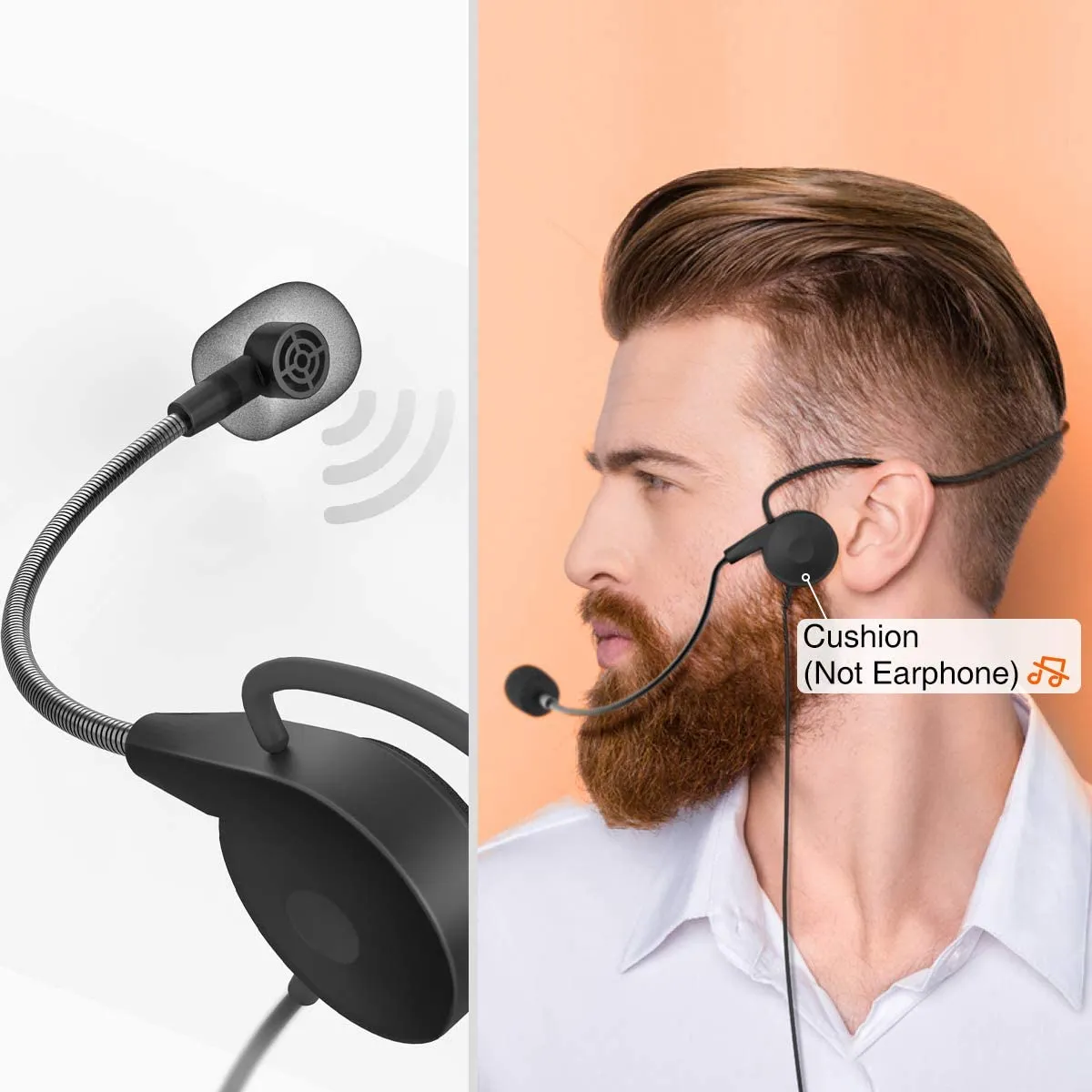Fifine K031B Wireless USB Microphones for Computers, PC, Mac, USB Receiver, Transmitter, Headset and Clip Lavalier Lapel Mic