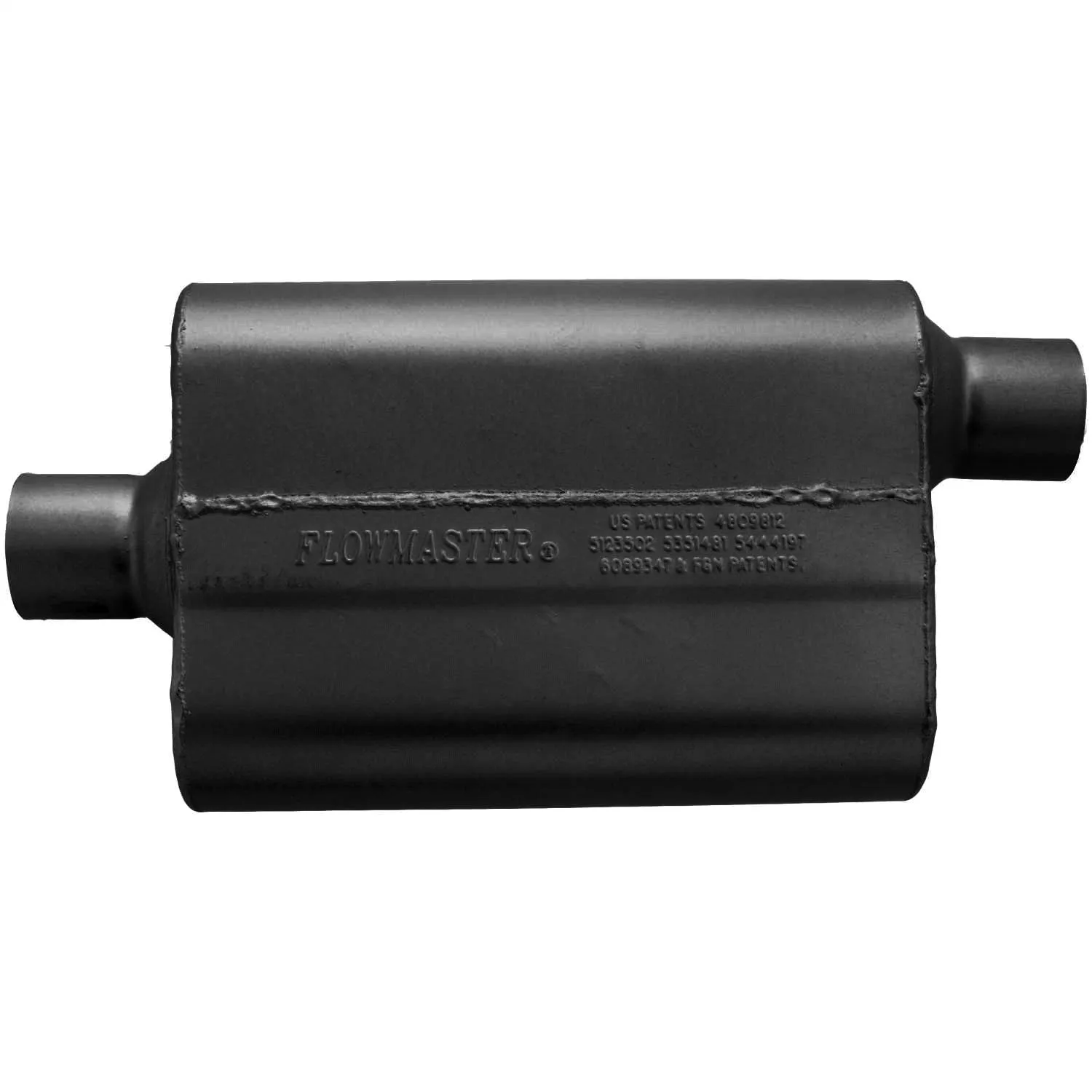 Flowmaster 40 Series Delta Flow Muffler - 2.5" Center Inlet / Offset Outlet