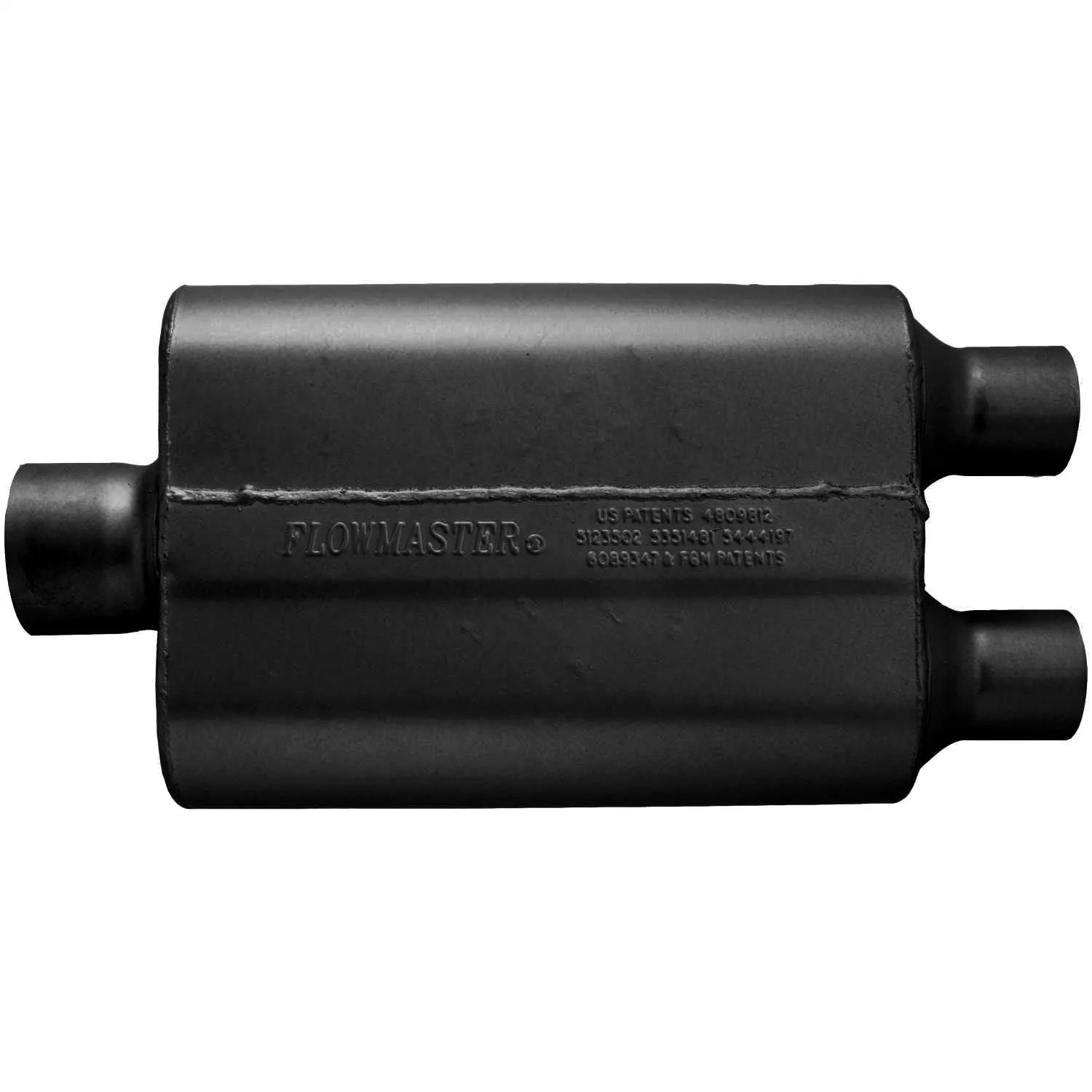 Flowmaster 40 Series Delta Flow Muffler - 3" Center Inlet / 2.25" Dual Outlet