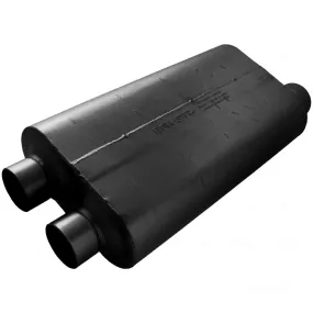 Flowmaster 50 Series Big Block Muffler - 3" Dual Inlet / 3.5" Offset - Outlet