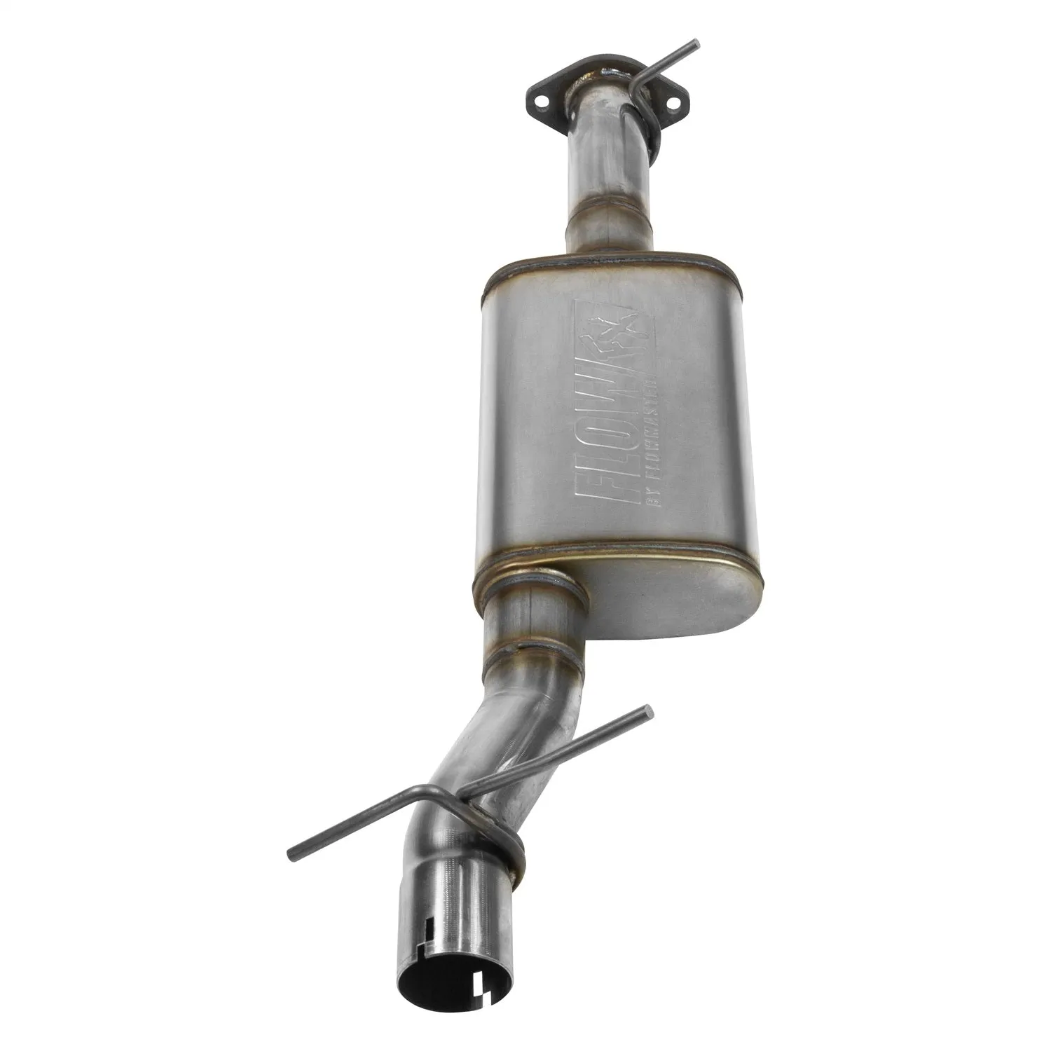 Flowmaster Flow FX Muffler - 3 in Center Inlet - 3 in Offset Outlet - 39-1/2 in Long - Stainless - Ram Fullsize Truck 2019-21