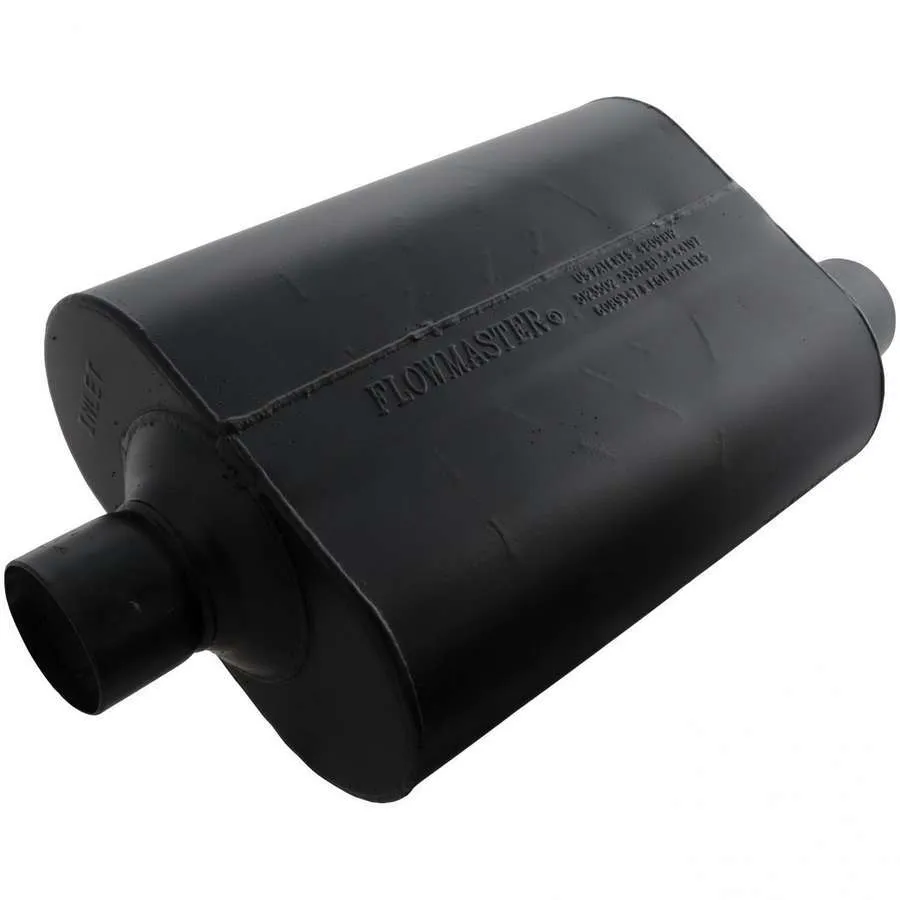 Flowmaster Super 40 Delta Flow Muffler - 2.5" Center Inlet / Offset Outlet