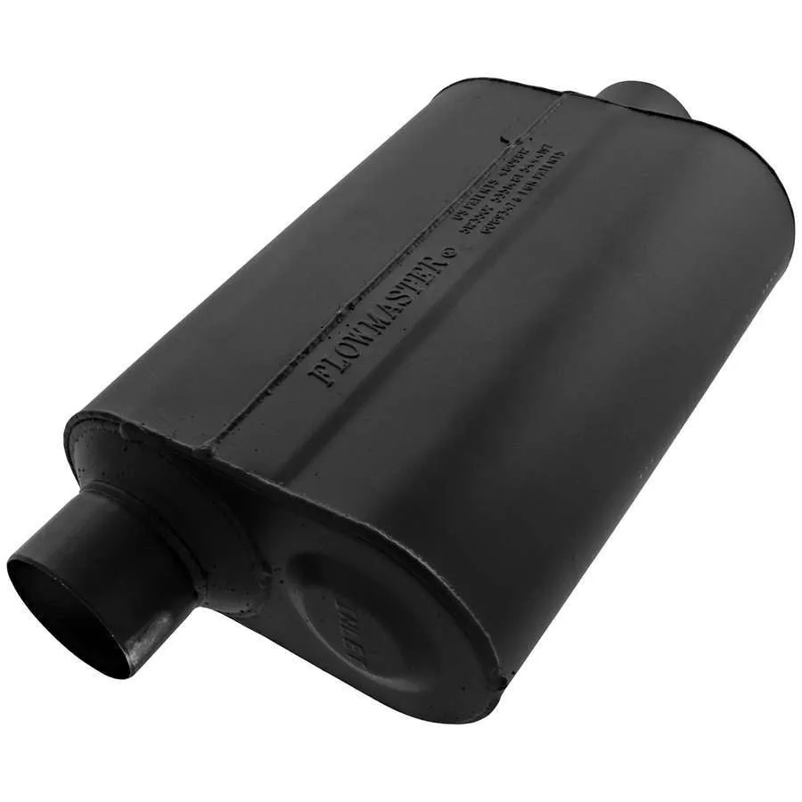 Flowmaster Super 40 Delta Flow Muffler - 2.5" Offset - Inlet / Center Outlet