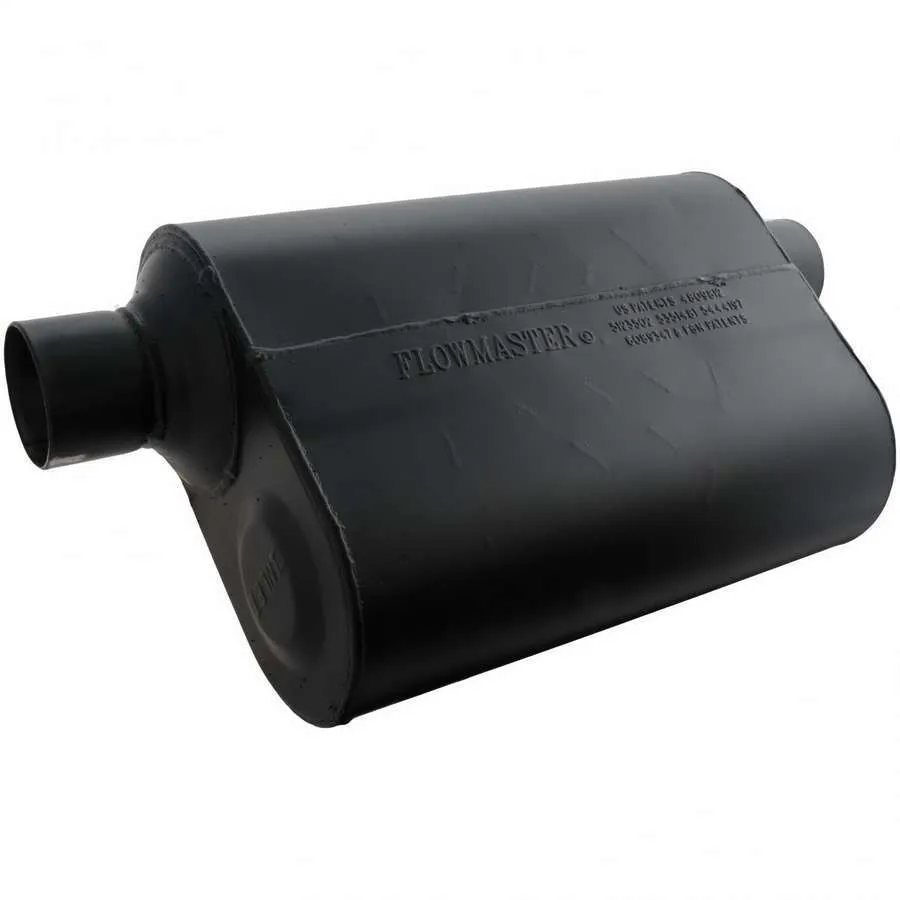 Flowmaster Super 40 Delta Flow Muffler - 2.5" Offset - Inlet / Same Side Offset Outlet