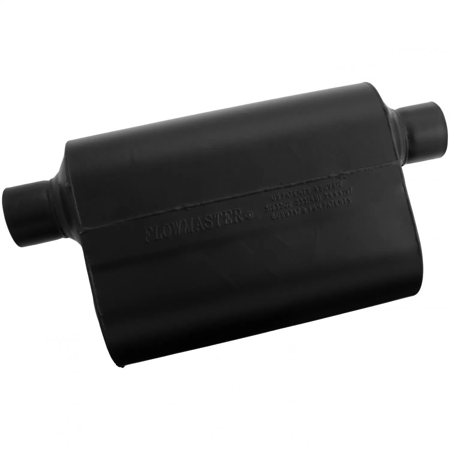 Flowmaster Super 40 Delta Flow Muffler - 2.5" Offset - Inlet / Same Side Offset Outlet