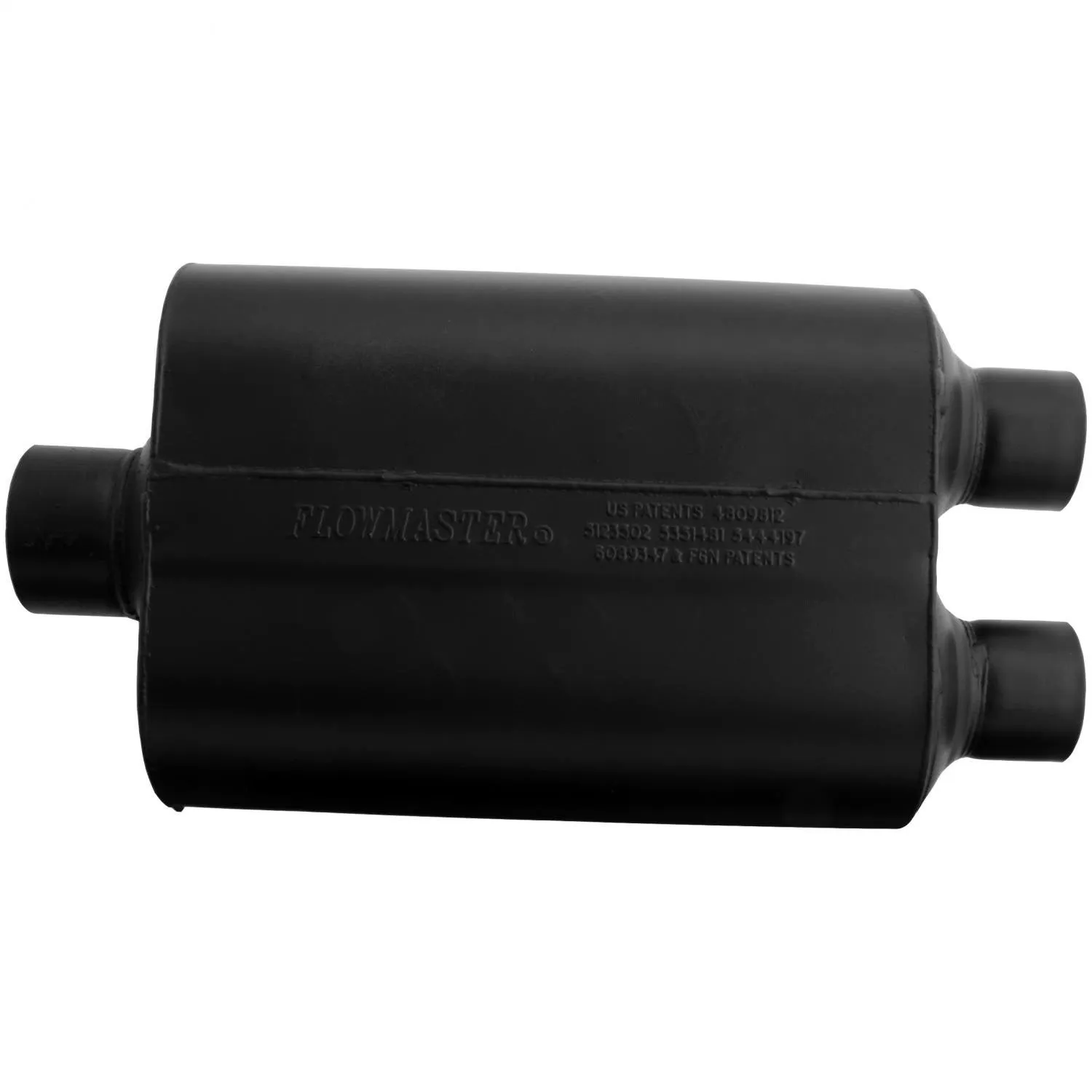 Flowmaster Super 40 Delta Flow Muffler - 3" Center Inlet / 2.5 Dual Outlet