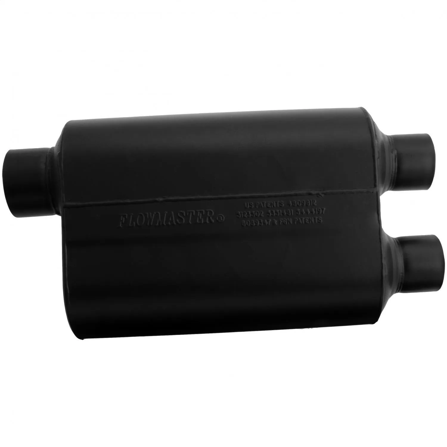 Flowmaster Super 40 Delta Flow Muffler - 3" Offset - Inlet / 2.5 Dual Outlet