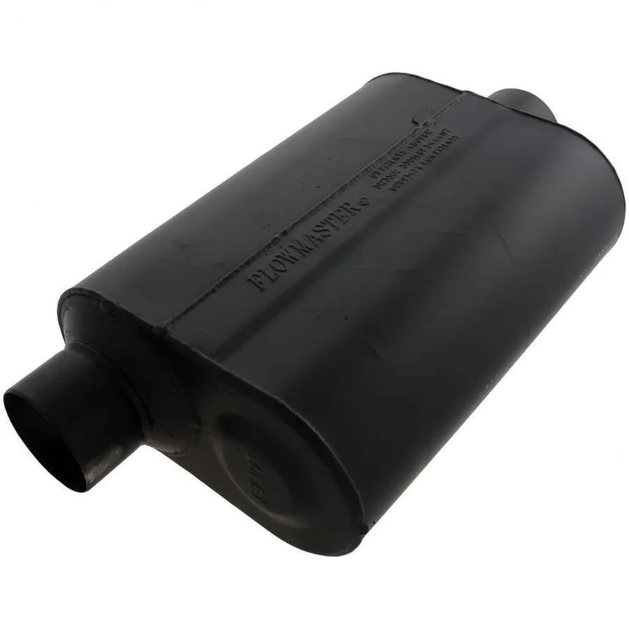 Flowmaster Super 40 Delta Flow Muffler - 3" Offset - Inlet / Center Outlet