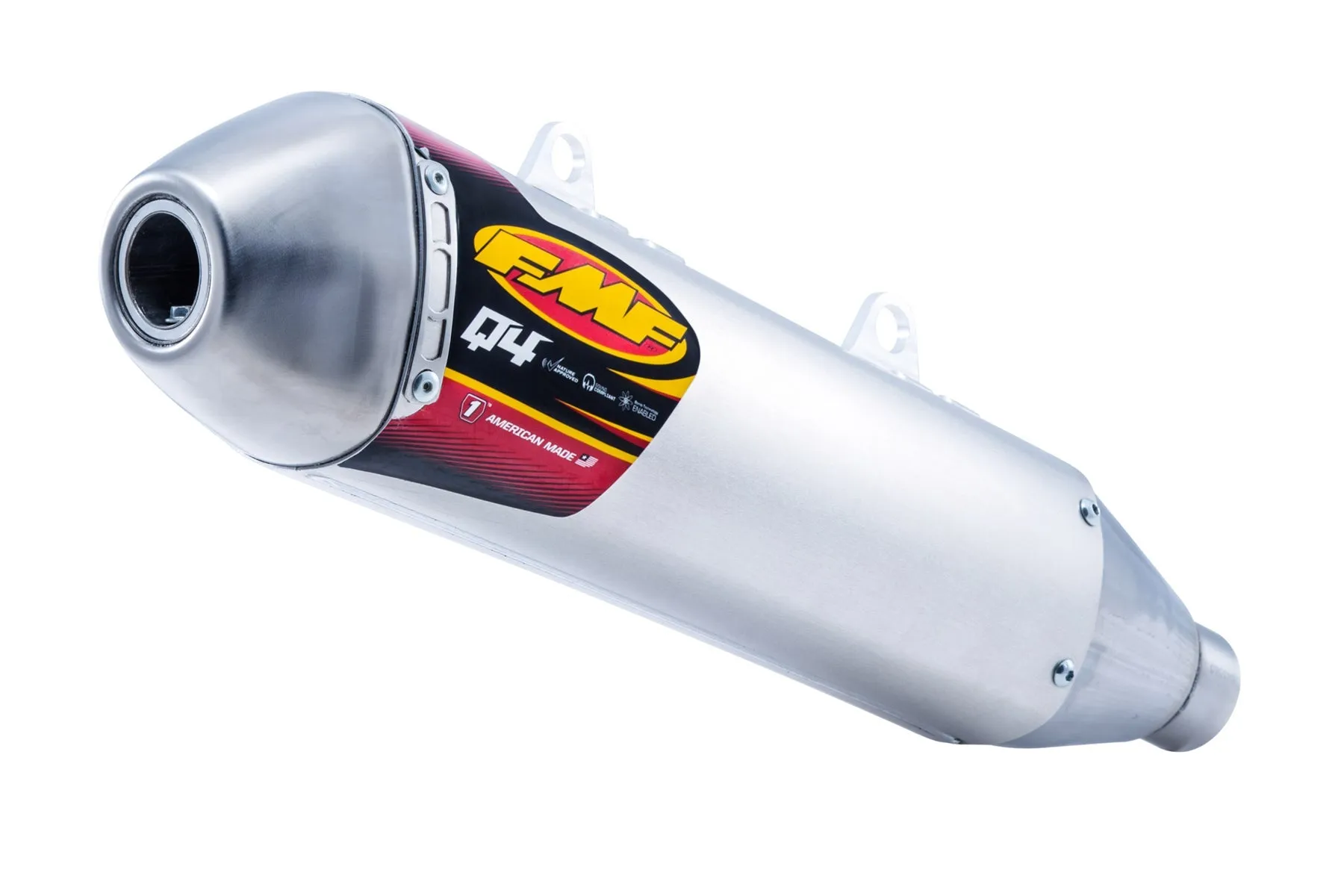 FMF Q4 Hex Series Stainless Slip On Silencer - KTM EXCF