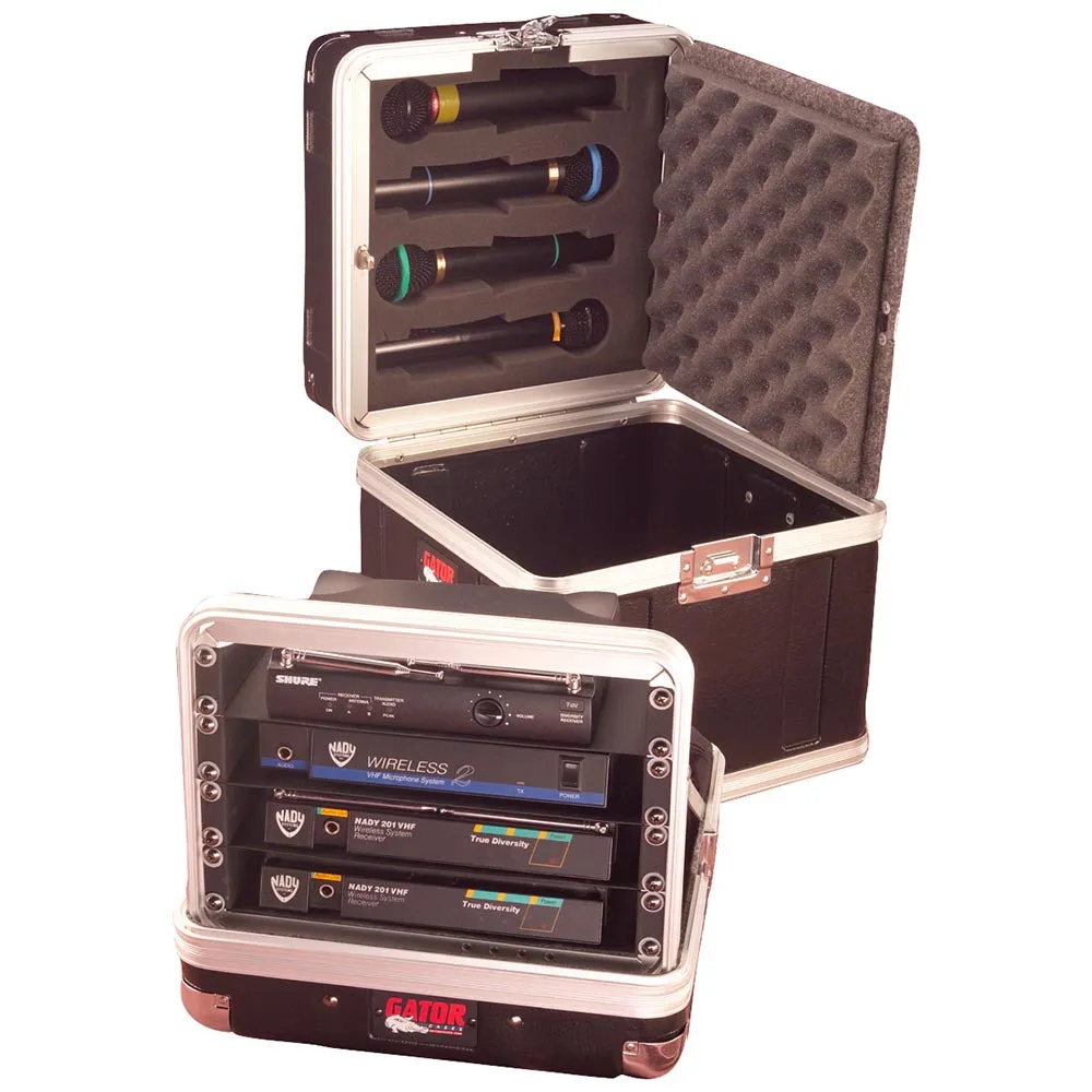 Gator Cases ATA Style Poly Case For 4 Wireless Systems