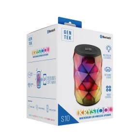 GenTek Krystool Multicolor Led Wireless Speaker