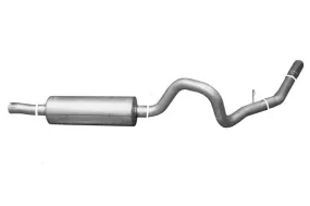 Gibson Cat-Back Single Exhaust System - 3 in Tailpipe - 3-1/2 in Tips - Polished - Ford Excursion 2000-05