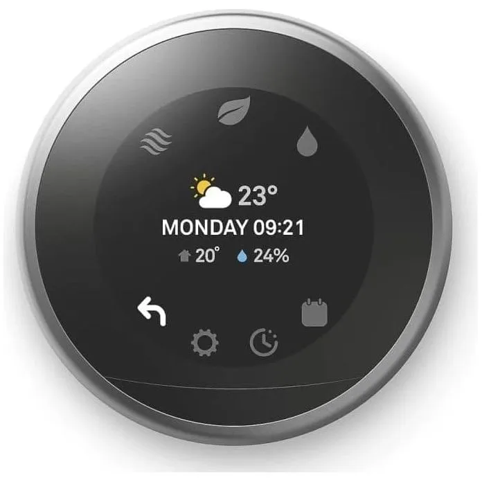 Google Nest 3rd Gen Pro Wireless Smart Thermostat - Stainless Steel