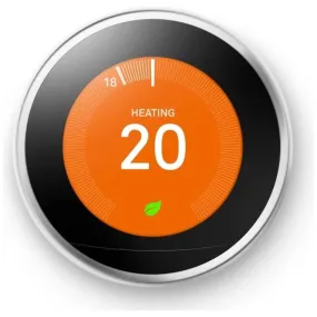 Google Nest 3rd Gen Pro Wireless Smart Thermostat - Stainless Steel