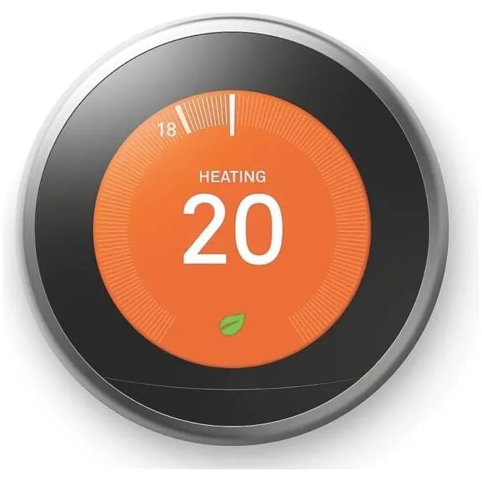 Google Nest 3rd Gen Pro Wireless Smart Thermostat - Stainless Steel