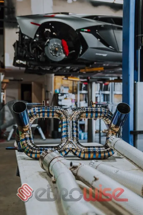 HIGH FREQUENCY TITANIUM EXHAUST - AVENTADOR SVJ