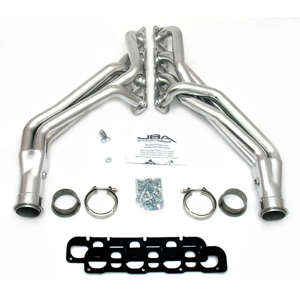 JBA Headers - 08-09 6.1L Challenger - Silver