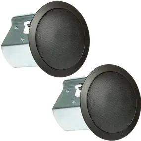 JBL CONTROL 14CT-BK Pair Professional Series Control 14Ct Two-Way 4 Coaxial Ceiling Loudspeakers Black