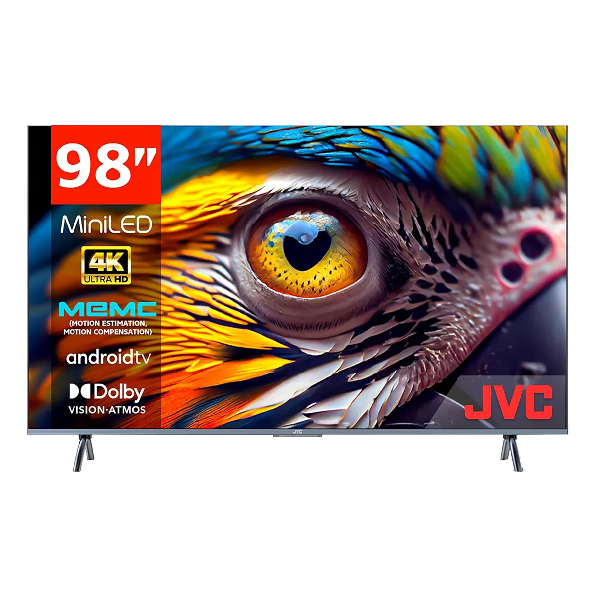 JVC 98 inch UHD 4K miniLED Smart Android TV  AV-J987145A