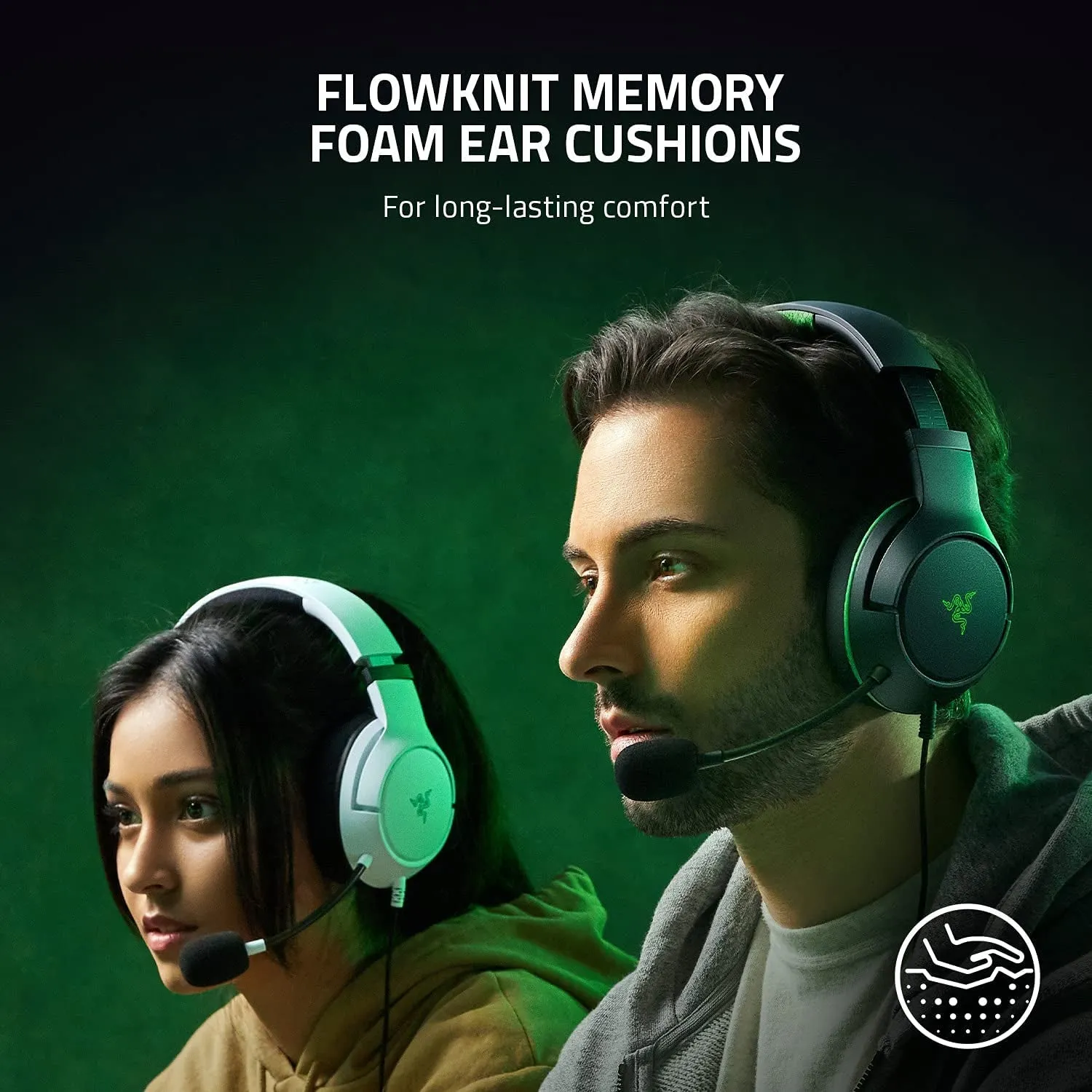 Kaira X Wired Headset for Xbox Series X|S, Xbox One, PC, Mac & Mobile Devices: Triforce 50Mm Drivers - Hyperclear Cardioid Mic - Flowknit Memory Foam Ear Cushions - On-Headset Controls - White