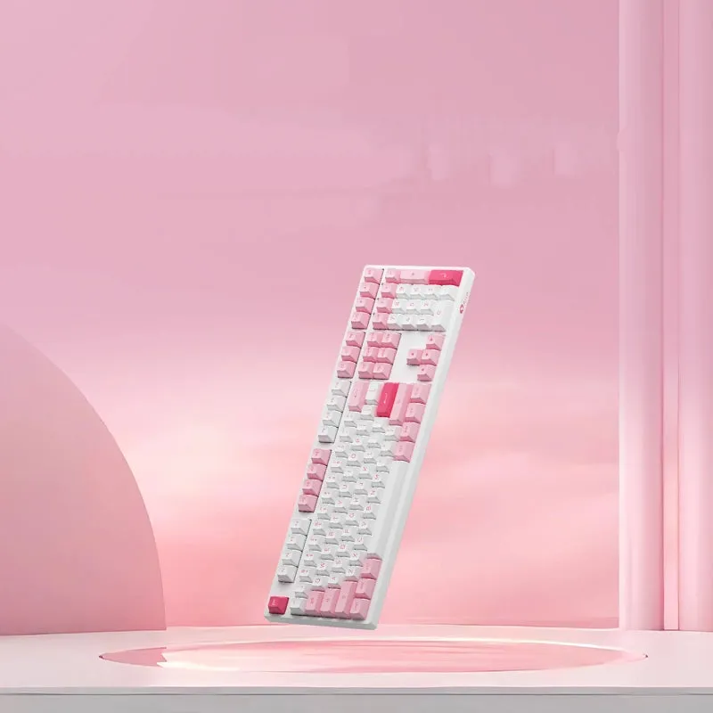 Kawain Pink Wireless Mechanical Keyboard