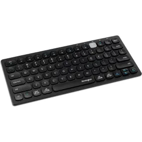 Kensington Wireless Keyboard - Multi Device Dual Wireless Compact Keyboard; Connects via Bluetooth or USB 3.0, QWERTY UK Layout Mini Keyboard, Windows, Mac, iOS & ChromeOS Compatible - Black