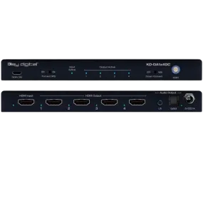 Key Digital KD-DA1X4DC HDMI Distribution Amplifier