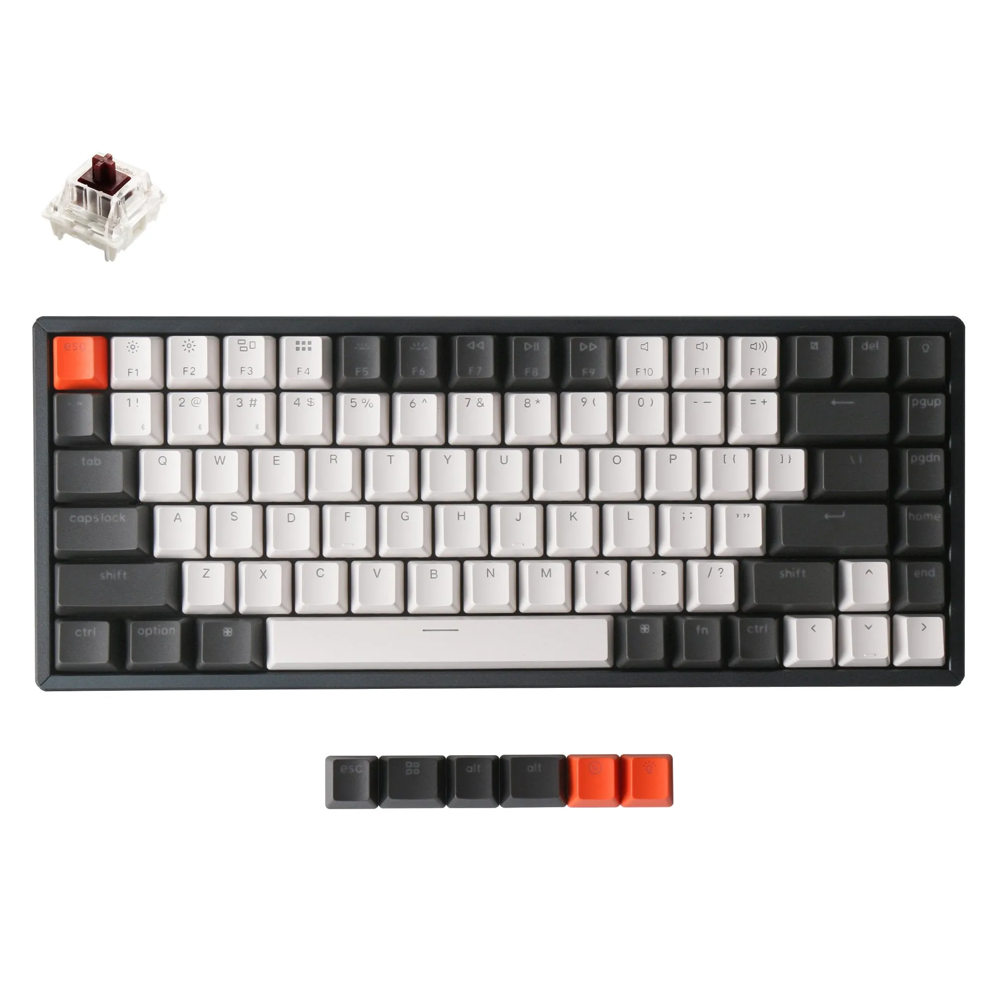 Keychron K2 (Hot-swappable) Wireless Mechanical Keyboard Version 2 (US ANSI Layout)