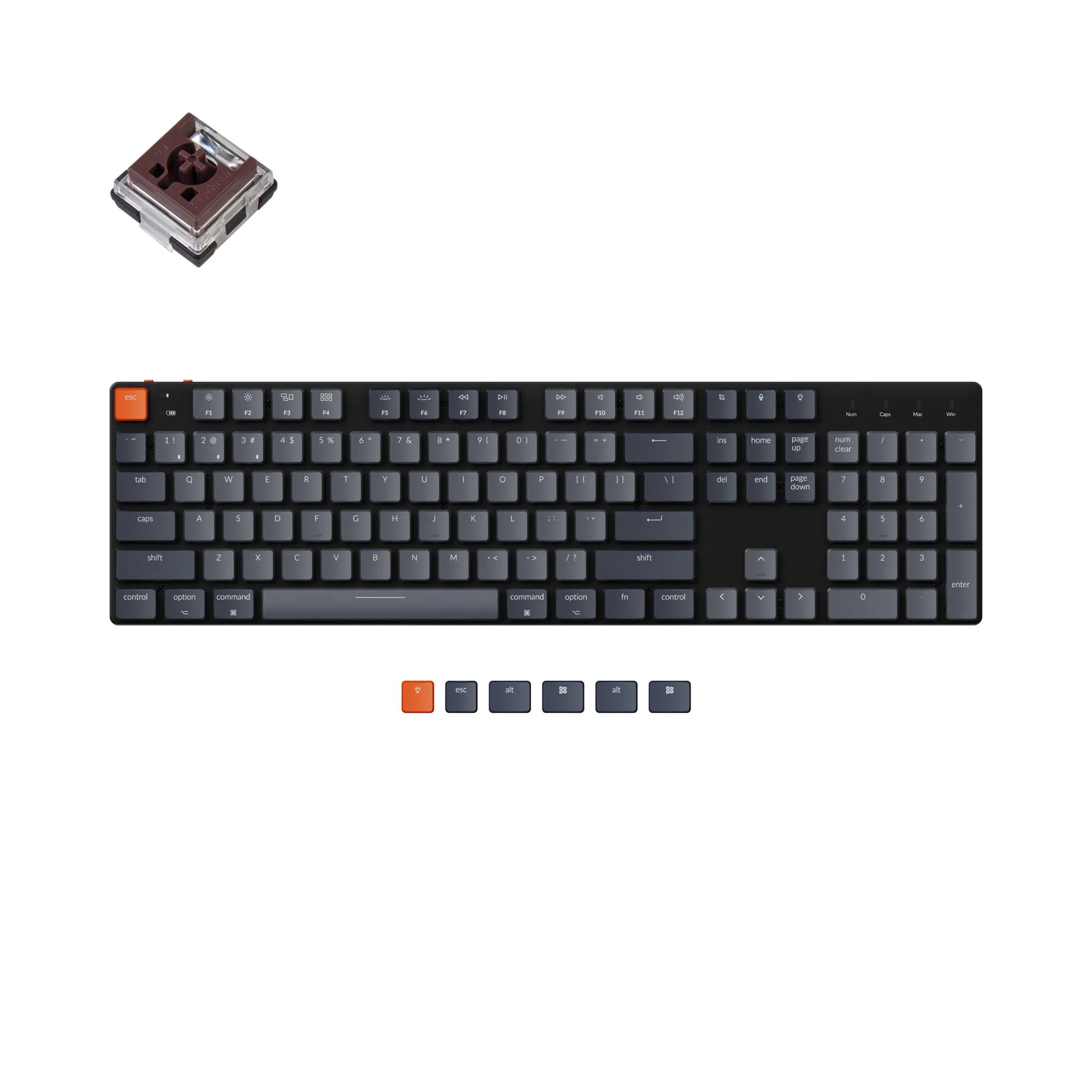 Keychron K5 SE Ultra-Slim Wireless Mechanical Keyboard(US ANSI Layout)