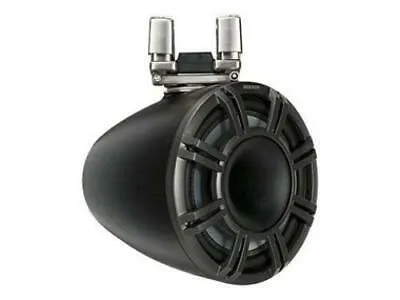 Kicker 44KMTC114 11" Horn Tower Speakers With LED Grilles - Black