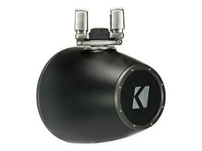 Kicker 44KMTC114 11" Horn Tower Speakers With LED Grilles - Black