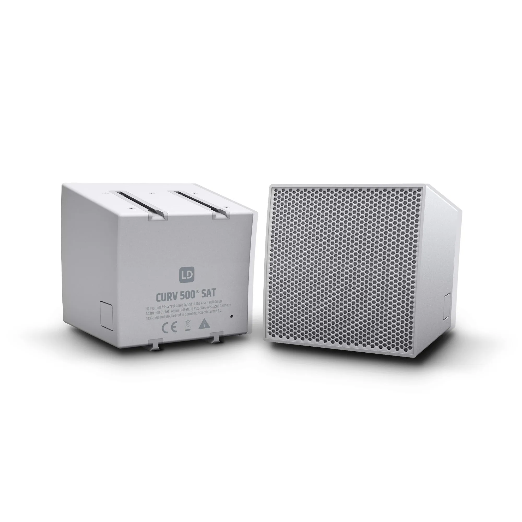 LD Systems LDS-CURV500S2W 2 Array Satellites for CURV 500 Array System (White)
