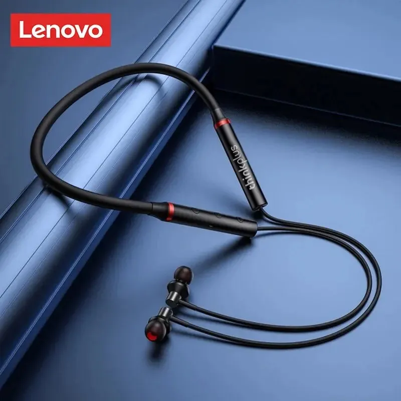 Lenovo Neckband Wireless Bluetooth Earbuds Sport Headset with Mic