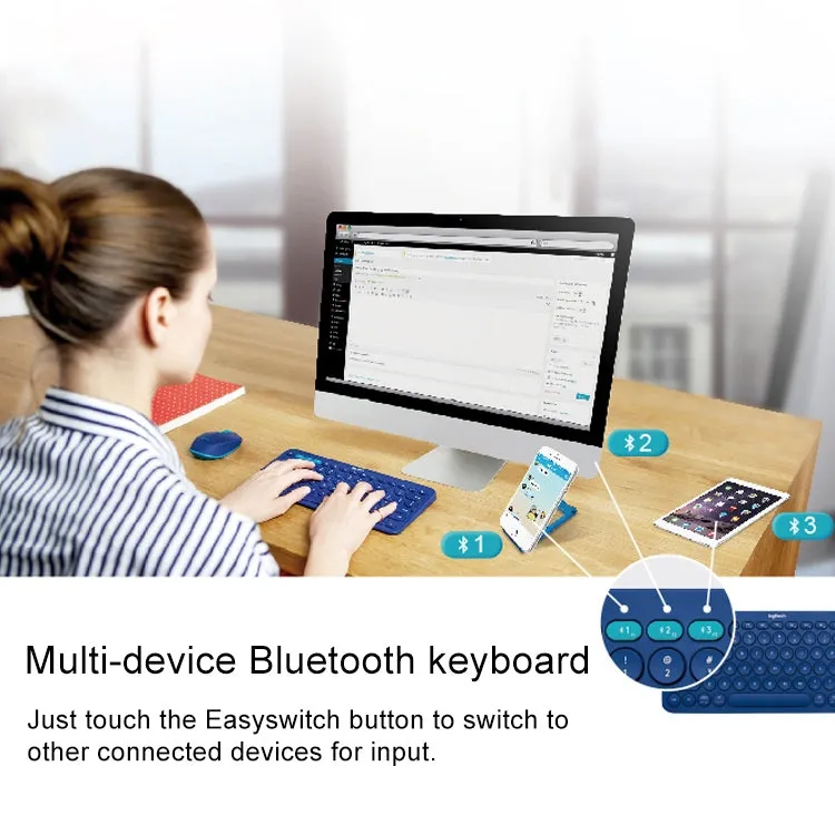 Logitech K380 Compact Multi-Device Wireless Bluetooth Keyboard