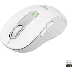 Logitech Signature M650 Wireless Mouse - For Small to Medium Sized Hands, 2-Year Battery, Silent Clicks, Customisable Side Buttons, Bluetooth, for PC/Mac/Multi-Device/Chromebook - Offwhite