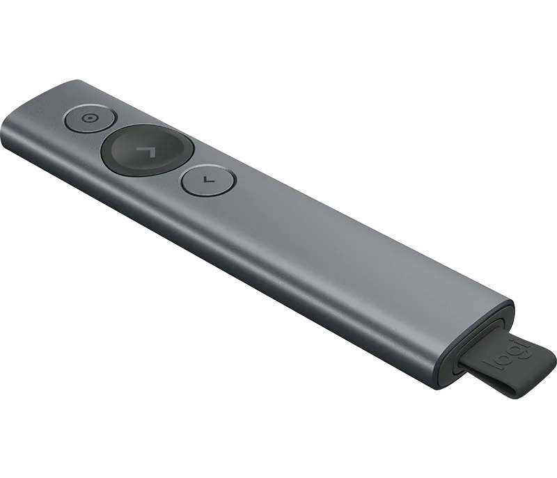 Logitech Spotlight Presentation Remote An advanced digital pointer that works in-person, virtually, or a hybrid of both.