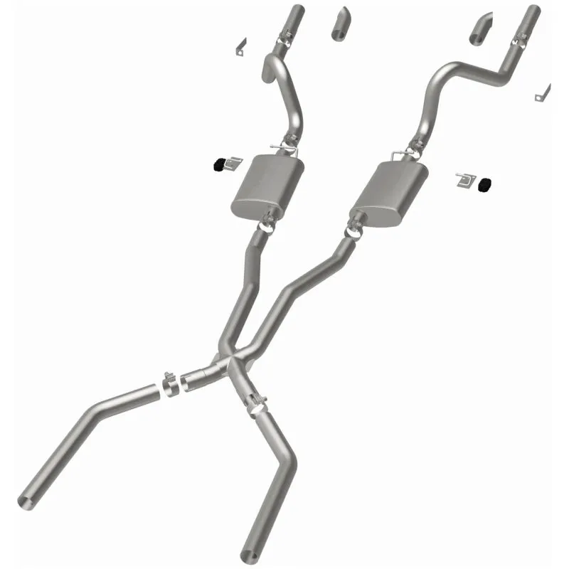 Magnaflow Performance Cat-Back Exhaust System - 2-1/2 in Diameter - 2-3/4 in Tips - Ford V8 - Ford Mustang 1967-70