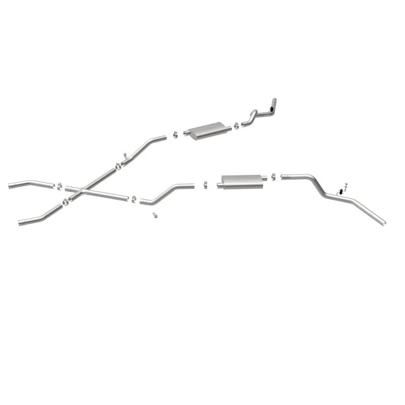 Magnaflow Performance Exhaust Performance Exhaust System Cross Member Back 2-1/2" OD Tips - Stainless