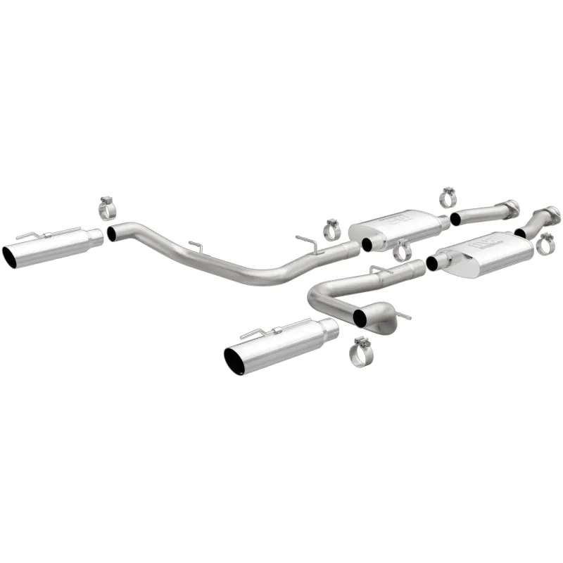 Magnaflow Street Series Cat-Back Exhaust System - 2-1/2 in Diameter - 3-1/2 in Tips - Ford Modular - Ford Mustang 1999-2004 15644