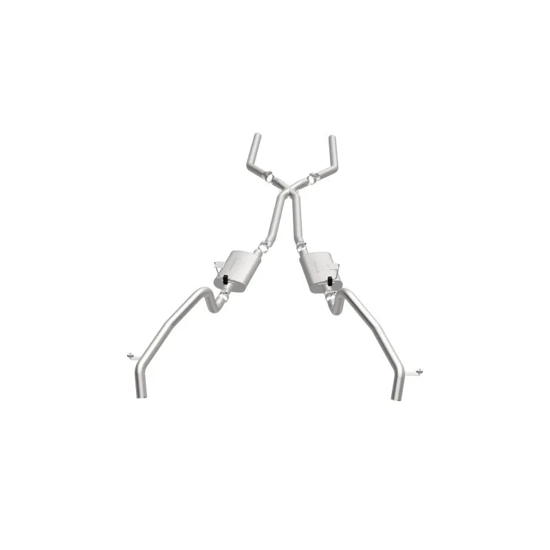 Magnaflow Street Series Cat-Back Exhaust System - 2-1/2 in Diameter - V8 - GM F-Body 1967-74 / GM X-Body 1968-75