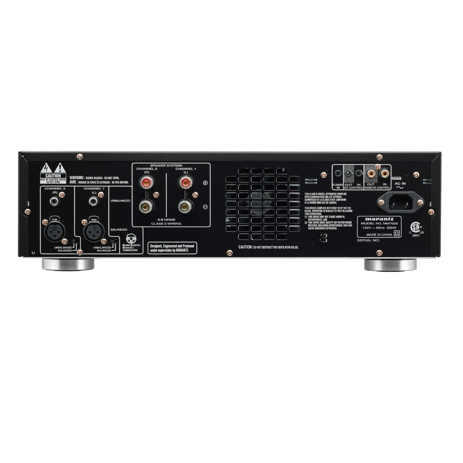 Marantz MM7025 Integrated Stereo Power Amplifier