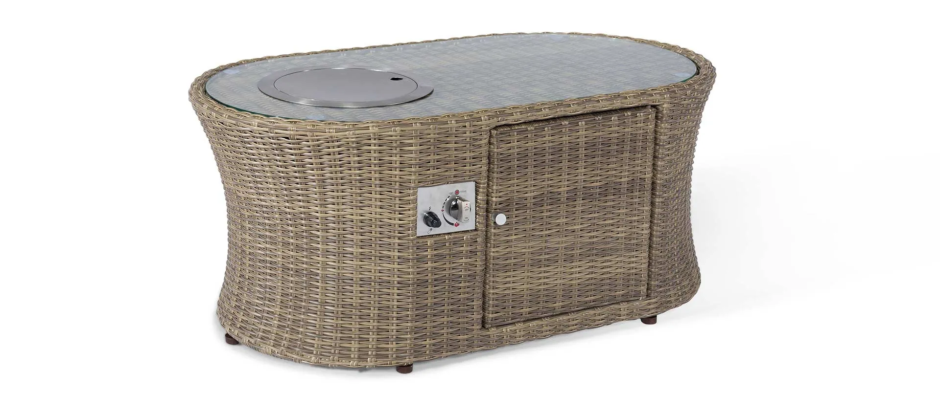 Maze Winchester Oval Fire Pit Coffee Table