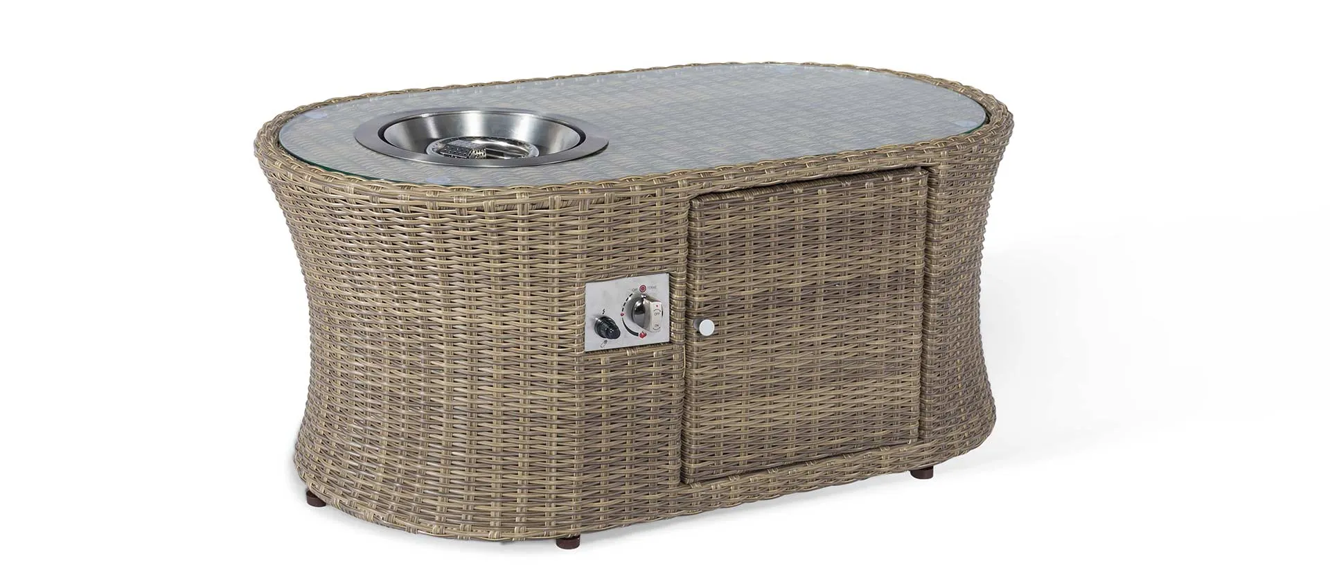 Maze Winchester Oval Fire Pit Coffee Table