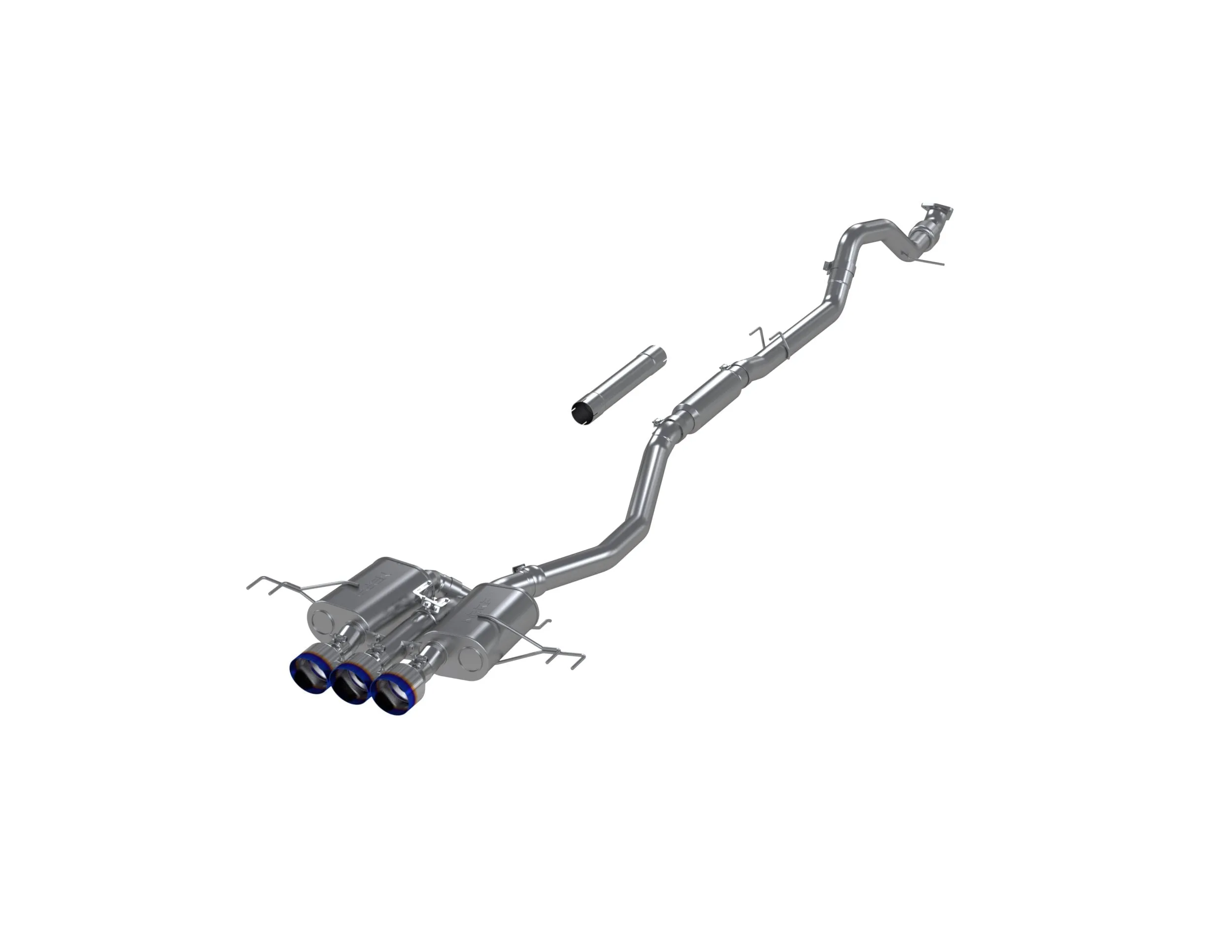 MBRP 2023  Honda Civic Type-R FL5 Triple Center Exhaust w/ Burnt End Tips