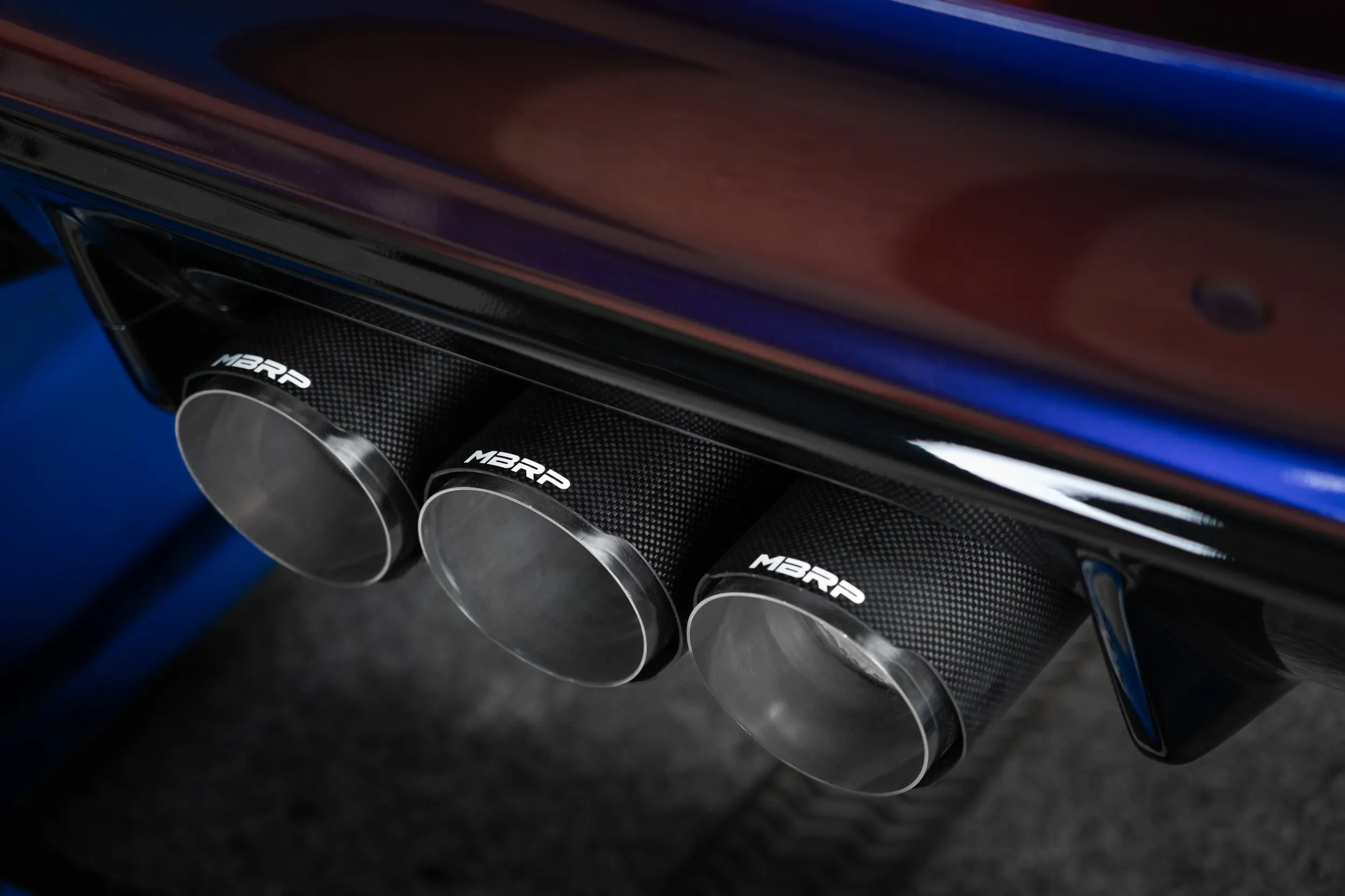 MBRP 2023  Honda Civic Type-R FL5 Triple Center Exhaust w/ Carbon Tips