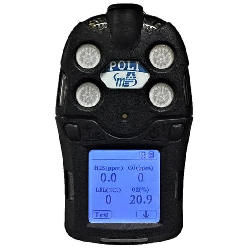 mPower POLI MP400 Diffusion 4-Gas Detector LEL/O2/H2S/CO