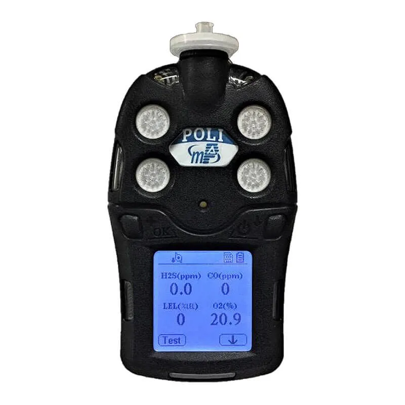 mPower POLI MP400P Pump 4-Gas Detector LEL/O2/H2S/CO