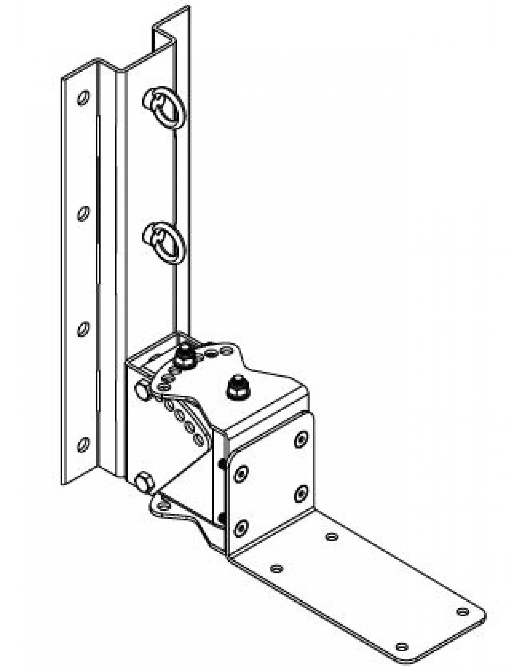 One Systems PT38.M 316 Grade (Marine) Stainless Steel Pan / Tilt Bracket For 108.STC, 108.HTC, 108.HTH, 208.HTC And 108.HSB (White)