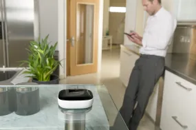 Panasonic Smart Home KX-HNB600EW Hub, Base for All Panasonic Smart Home Products, White/Black