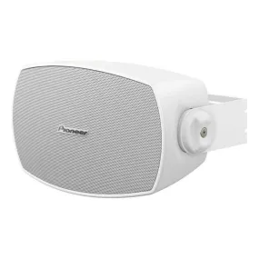 Pioneer Pro Audio 4” Surface Mount Speaker - For Surround Sound System Audio, White Grille